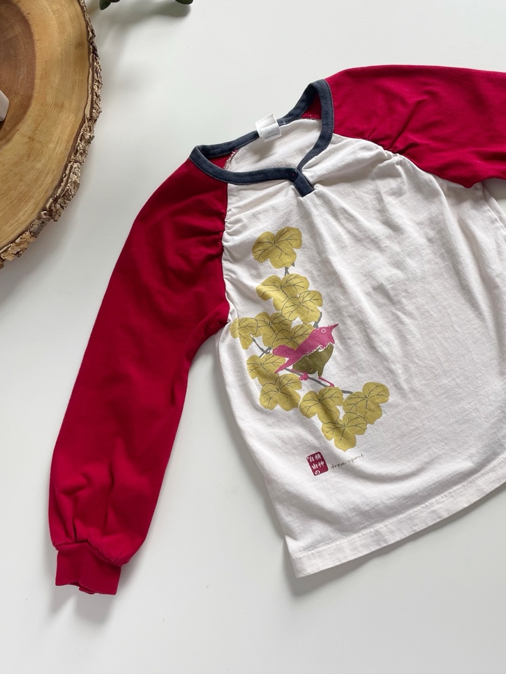 Tea Collection Japan Free Spirit Raglan Shirt | Size 6